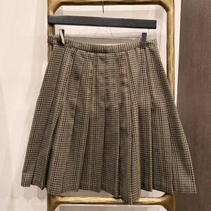Vintage Metro New York A-Line Pleated Skirt